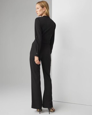 Long Sleeve Utility Jumpsuit | White House Black Market